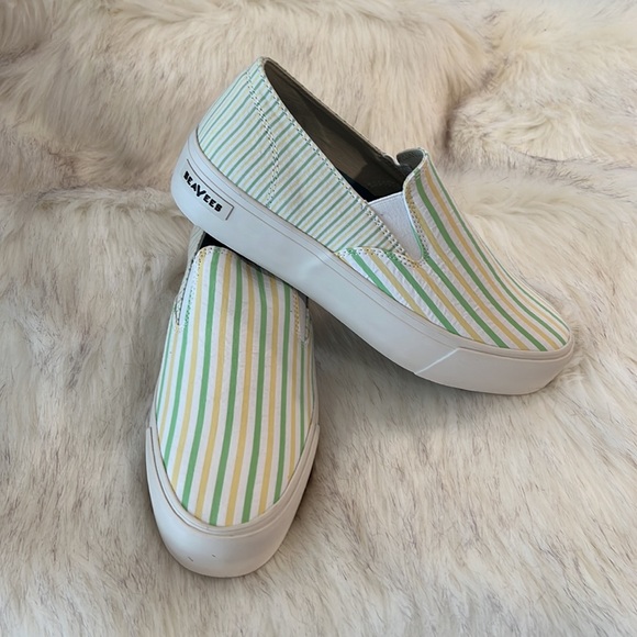 SeaVees Baja Slip-On Platform Sneakers NIB Size 10 🍋 - Picture 4 of 7